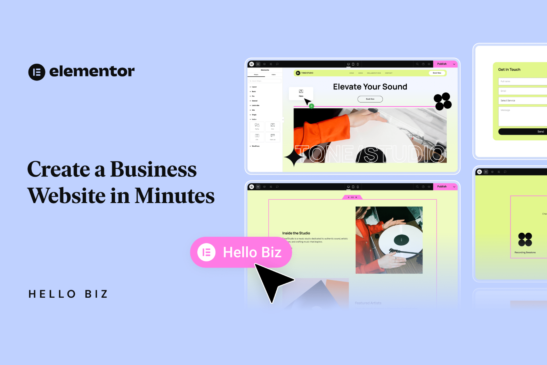 Curso de Hello Biz Elementor - hazteuncurso.com